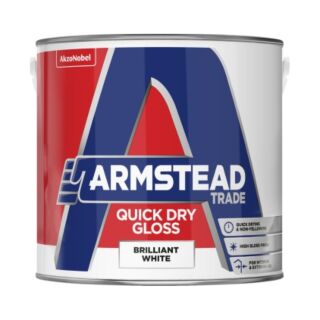 Armstead Trade Quick Dry Gloss Brilliant White 1L 5282520