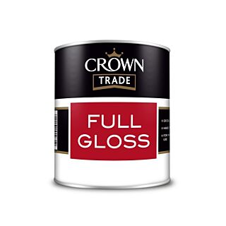 Crown Trade Full Gloss Brilliant White 1L