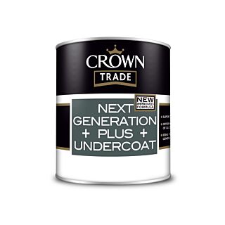 Crown Trade Next Generation Plus Undercoat White 1L