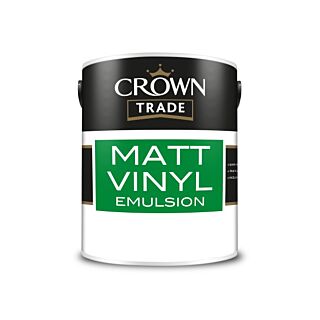 Crown Trade Vinyl Matt Magnolia 5L