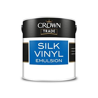 Crown Trade Vinyl Silk Brilliant White 2.5L