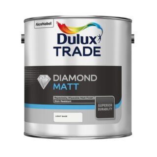 Dulux Trade Diamond Matt Light Base 2.5L 5191770