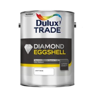 Dulux Trade Quick Dry Diamond Eggshell Light Base 5L 5082951