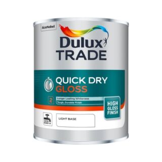 Dulux Trade Quick Dry Gloss Light Base 1L 5220043