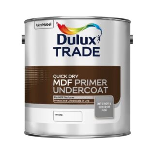 Dulux Trade Quick Dry MDF Primer Undercoat White 2.5L 5092094