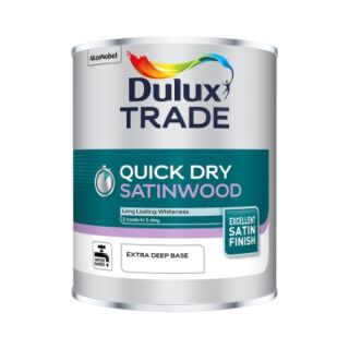 Dulux Trade Quick Dry Satinwood Extra Deep Base 1L 5220129