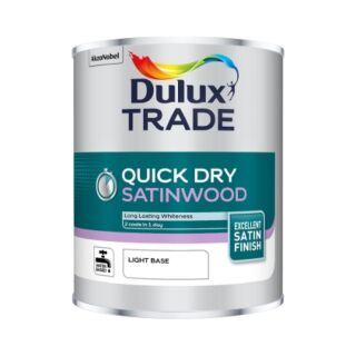 Dulux Trade Quick Dry Satinwood Light Base 1L 5220127