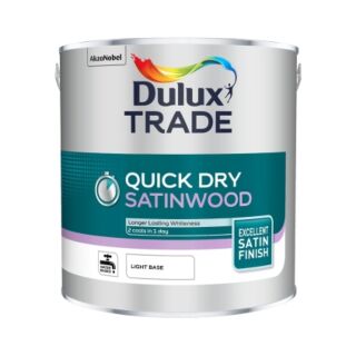 Dulux Trade Quick Dry Satinwood Light Base 2.5L 5220140