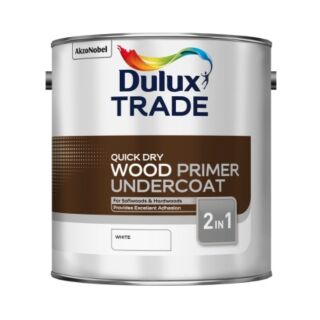 Dulux Trade Quick Dry Wood Primer Undercoat White 2.5L 5081949