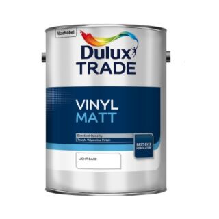 Dulux Trade Vinyl Matt Light Base 5L 5082935
