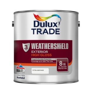 Dulux Trade Weathershield Exterior Gloss Extra Deep Base 2.5L 5180445
