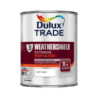 Dulux Trade Weathershield Exterior Gloss Light Base 1L 5180259