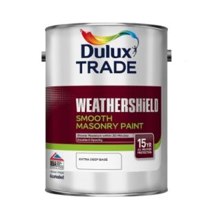 Dulux Trade Weathershield Smooth Masonry Extra Deep Base 5L 5082964