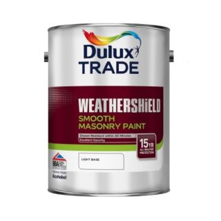 Dulux Trade Weathershield Smooth Masonry Light Base 5L 5082963