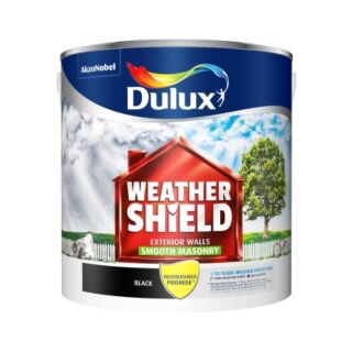Dulux Weathershield Black 2.5L 5091312