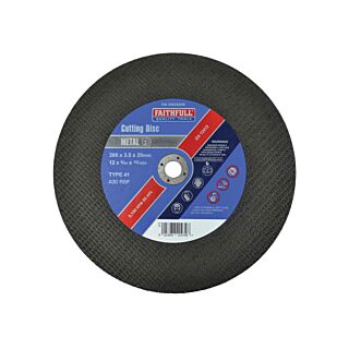 Faithfull Cutting Disc Flat Centre Metal 300 x 3.5 x 20mm FAI3003520M