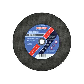 Faithfull Cutting Disc Flat Centre Metal 300mm x 3.5mm x 22mm FAI3003522M