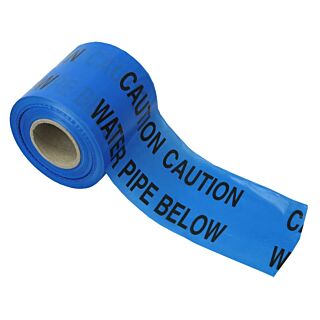 Faithfull Tape Warning 'Caution Water Pipe Below' 150mm x 365m FAITAPEUWAT