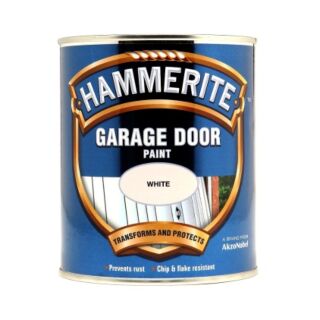 Hammerite Garage Door Paint White 750ml 5092848