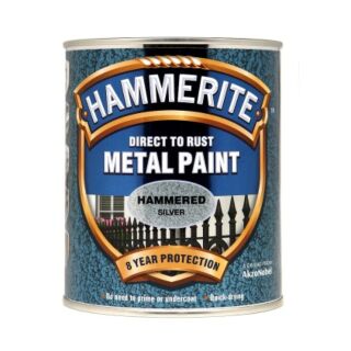Hammerite Hammered Paint Silver 750ml 5092957