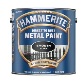 Hammerite Smooth Paint Black 2.5L  5084866