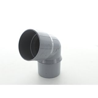 Hunter 68mm 112.5 Degree Offset Bend Downpipe Round Grey GR020