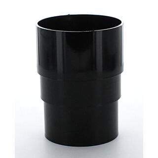 Hunter 68mm Downpipe Connector Round Black BR017