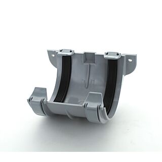 Hunter Half Round Gutter Joint Bracket 112mm Grey GR008