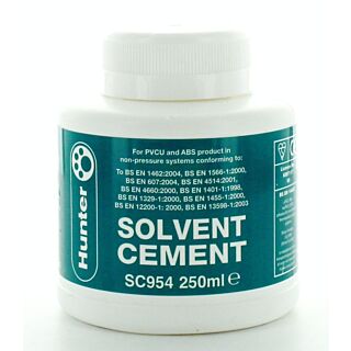 Hunter Solvent Cement 250ml SC954