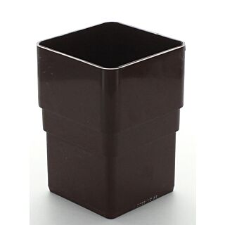 Hunter Squareflo 65mm Pipe Connector Brown VR389