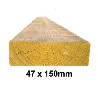 47mm x 150mm Sawn Treated Softwood Timber (6 x 2) UC3