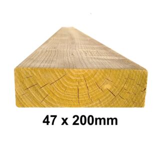 47mm x 200mm Sawn Treated Softwood Timber (8 x 2) UC3