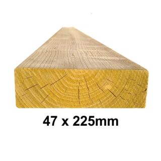 47mm x 225mm Sawn Treated Softwood Timber (9 x 2) UC3