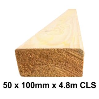 50mm x 100mm x 4.8m CLS Studwork Timber (finished size 38 x 89mm)