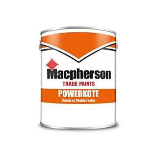 Macpherson Powerkote Masonry Paint Brilliant White 5L