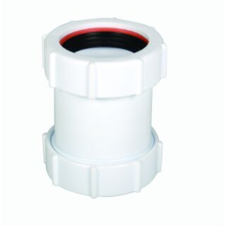 Multikwik 32mm Straight Coupling Compression Waste White WP114