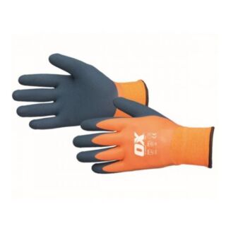 OX Orange 100% Waterproof Foam Thermal Gloves Size 10 OX-S483910