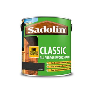 Sadolin Classic Woodstain Ebony 2.5L