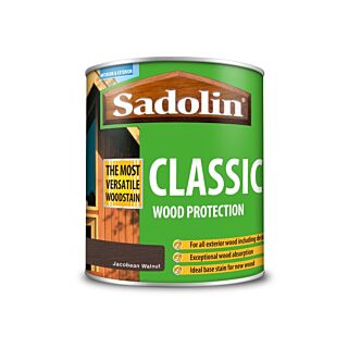 Sadolin Classic Woodstain Jacobean Walnut 1L