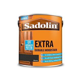 Sadolin Extra Woodstain Ebony 1L