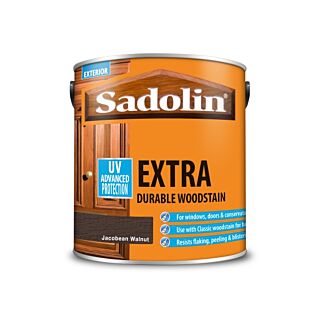 Sadolin Extra Woodstain Jacobean Walnut 1L