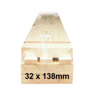 32mm x 138mm Softwood Door Lining Set With Stops