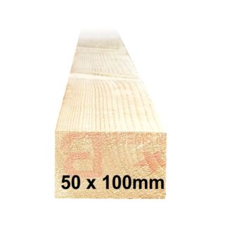 50mm x 100mm Planed Softwood Timber