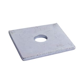 TIMco M10 x 50 x 50mm Zinc Square Plate Washers Pack of 2 1050WHSPZP
