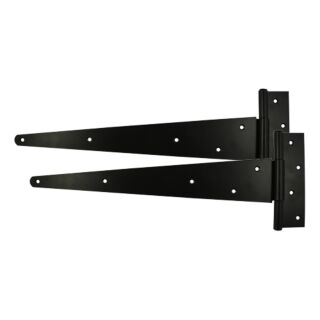 TIMco 14 Strong Tee Hinges Black Pack of 2 STH14B