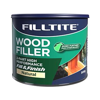 Filltite Wood Filler 2 Part Natural 500g F18222