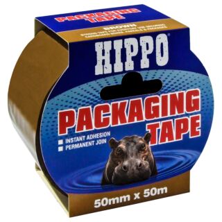 Hippo Packaging Tape Brown 50mm x 50m H18404